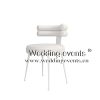 Modern Dining Room Chairs with White Velvet Cushion