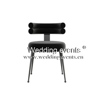 black banquet chair