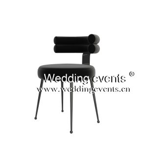 black banquet chair