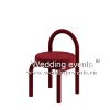 Banquet Chair Design Vintage Red Color Seating