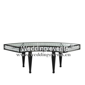 Black Half Moon Table