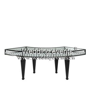 Black Half Moon Table