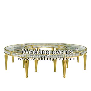 Glass Serpentine Table