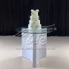 Birthday Dessert Table White Triangle Base With Glass