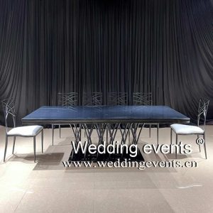 Black Dinner Table