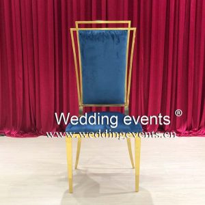 Royal Blue Velvet Accent Chair