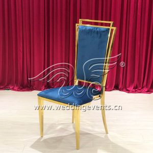 Royal Blue Velvet Accent Chair