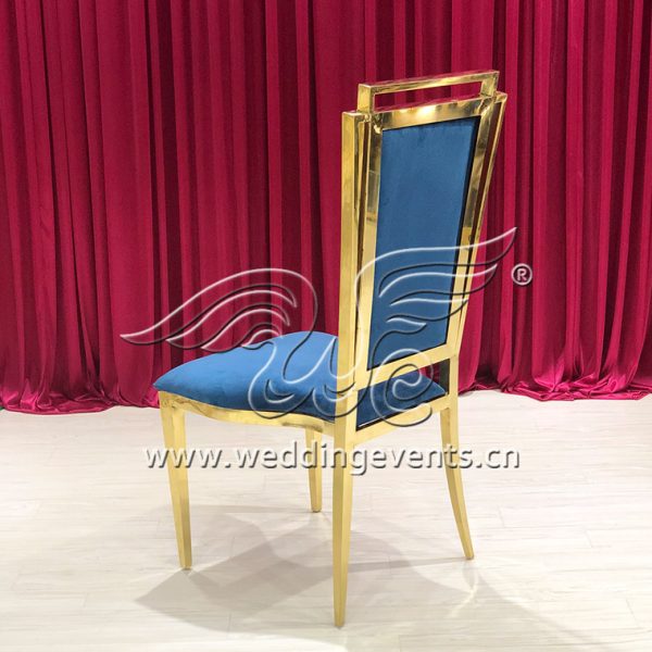 Royal Blue Velvet Accent Chair