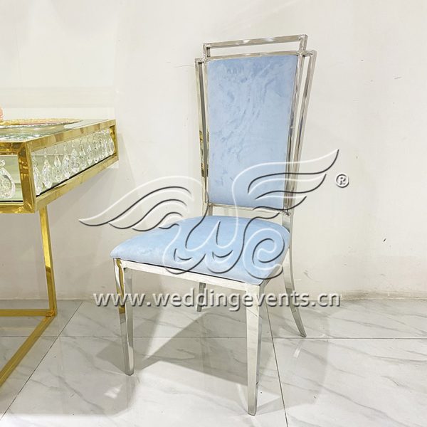 Royal Blue Velvet Accent Chair