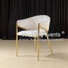 Banquet Chair Factory White Velvet Seating Curved Back