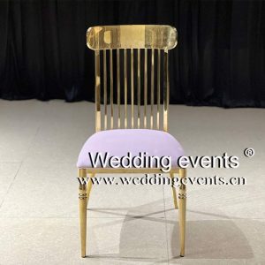 Pink Velvet Wedding Chair