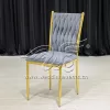 Eclectic Dining Chairs Grey Velvet Rope Woven Back