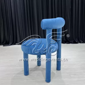 Blue Velvet Event Chair