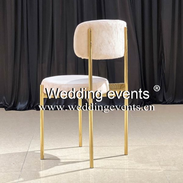Elegant Velvet Wedding Chair