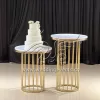 Columns Plinth Stainless Steel Dessert Table Cake Stand