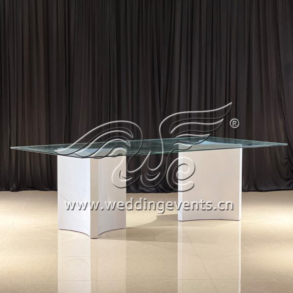 Glass Dining Table 6 Seater