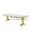 Furniture Dinner Table With Rectangle MDF Tabletop