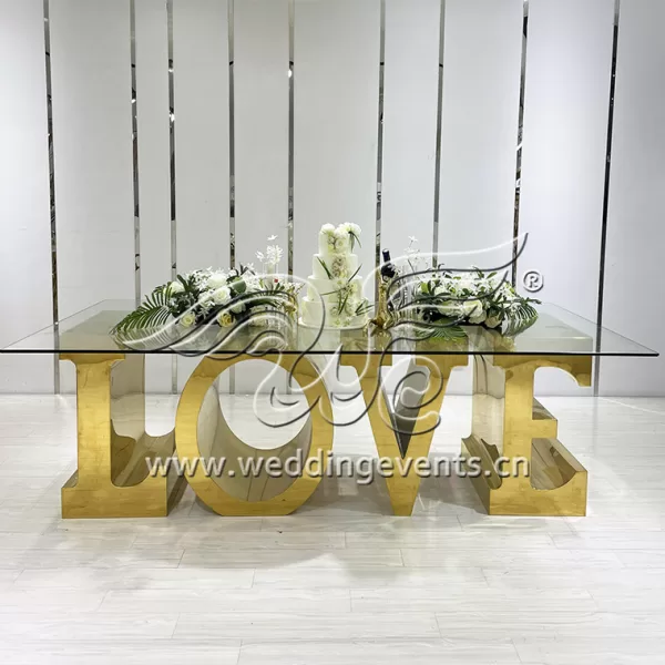 Love Table For Wedding