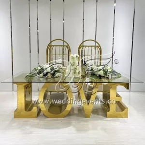 Love Table For Wedding