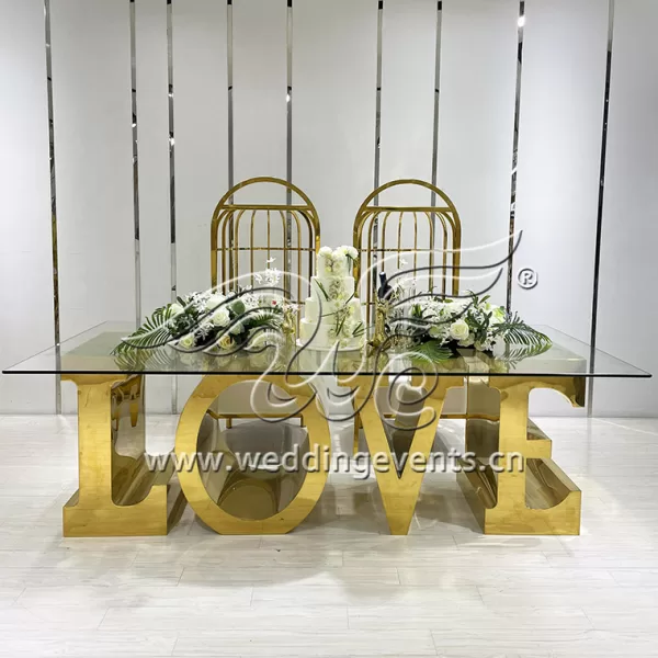 Love Table For Wedding