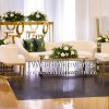 Wedding Sofa Set Design Curved Shape Loveseat