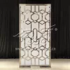 Marriage Stage Background Silver Metal Stand