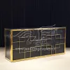 Garden Bar Counter With Led Light For Reception