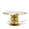 Rounded Edge Dining Table 9 Balls Design Base