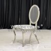 Acrylic Modern Chair Velvet Cushion with Silver X Leg