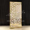 Roses Backdrop For Wedding Stainless Steel Panel Wall