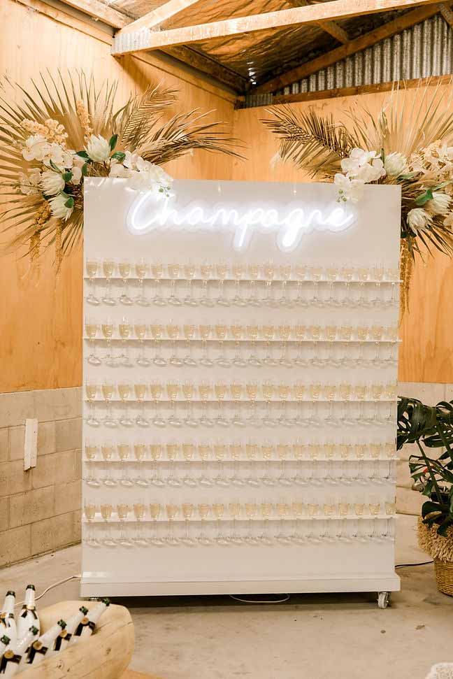 Champagne Wall