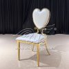Heart Shape Chair Upholstered Leather Seating