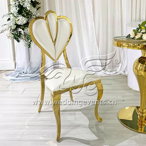 Leather Metal Dining Chair