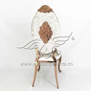 Decorating Metal Chairs For Wedding