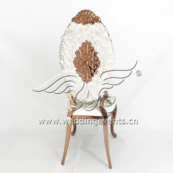 Decorating Metal Chairs For Wedding