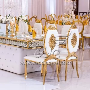 Decorating Metal Chairs For Wedding