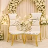 Bride And Groom Throne Chairs High Back Design