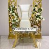 Bride And Groom Throne Chairs High Back Design