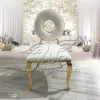 Modern Restaurant Chairs Circle Donut Shape Back