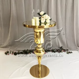 Round Metal Cocktail Table