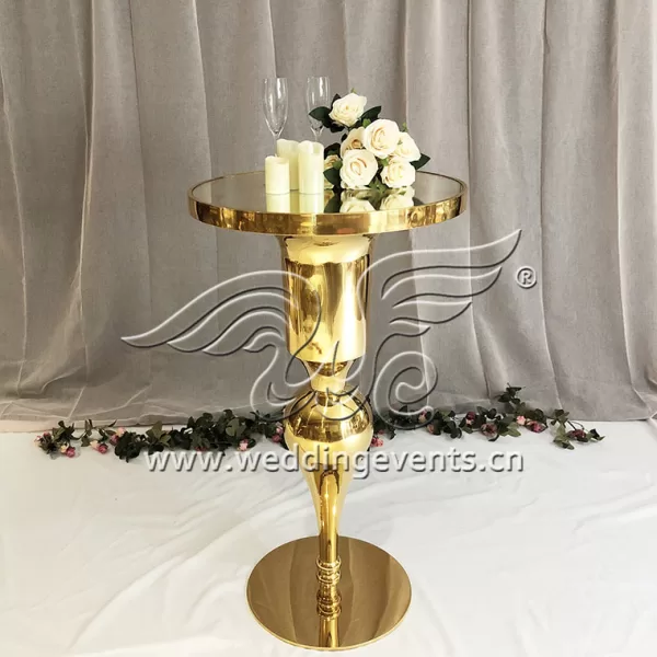 Round Metal Cocktail Table