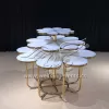 3 Tier Cake Table Petal Shape for Dessert Display