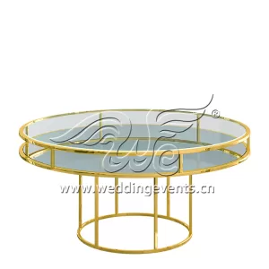 Round Glass Dining Table Set
