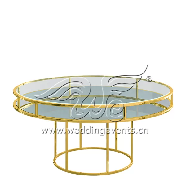 Round Glass Dining Table Set