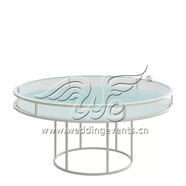 Round Glass Dining Table Set