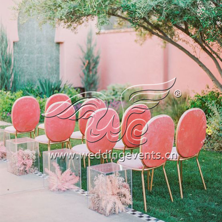 Spotlight on Coral Velvet Chairs