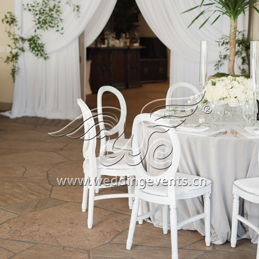 Monochromatic Wedding Reception