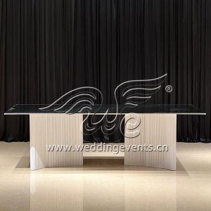 Mirror Glass Dining Table