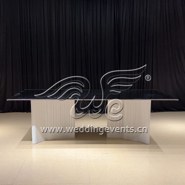 Mirror Glass Dining Table