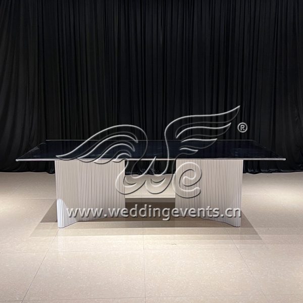 Mirror Glass Dining Table